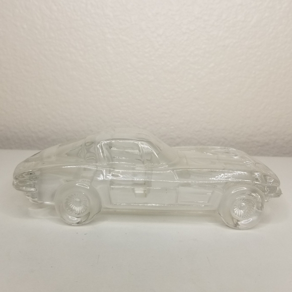 Hofbauer Crystal 1963 Corvette Stingray Split Window Sports Car Paperweight‎ - Picture 10 of 10